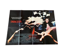 Dracula Original Quad Filmposter Frank Langella Laurence Olivier 1979 Vgc - £106.50 GBP