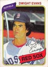 1980 Topps #405 Dwight Evans Boston Red Sox ⚾ - £0.66 GBP