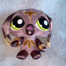 Littlest Pet Shop LPS Sassiest Dog Stuffed Soft Plush Doll 2008 Hasbro 7&quot; - £9.73 GBP