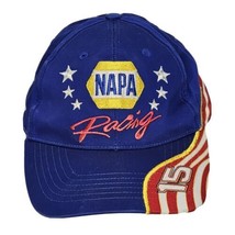 NAPA Racing Michael Waltrip #15 Hat Cap Adult Blue USA Flag Strapback NASCAR - £8.69 GBP