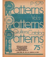 Vintage 70&#39;s Blue Ribbon Patterns Quilting Pattern booklet Volume 1 p-570 - $10.49 CAD
