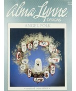 Cross Stitch Chart Alma Lynne Designs ANGEL FOLK Counted Cross Stitch  - £3.90 GBP