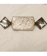 Antique Brooch with opaque floral center  - $38.00
