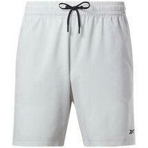 Reebok Workout Ready Woven Shorts Grey Size Small Mens 9in Inseam Moistu... - $20.47
