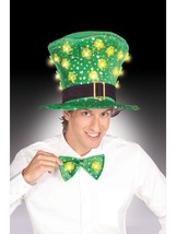 St. Patrick&#39;s Day Light-Up Shamrock Tie - £27.45 GBP