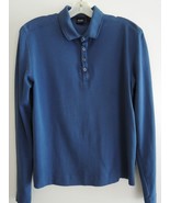 Mens Polo Shirt Size S HUGO BOSS Blue on Blue Subtle Stripe L/S Shirt $1... - £20.18 GBP
