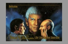 Sonia R. Hillios Signed Star Trek Master Series Card Unification Spock &amp; Picard - £12.36 GBP