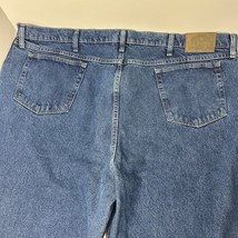 Cabelas Mens Straight Blue Denim Jeans Size 48R 48x32 Cotton Pants - £18.48 GBP