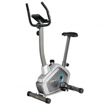 Magnetic Stationary Upright Cycling Bike with 8-Level Resistance - Color: Silve - £180.83 GBP