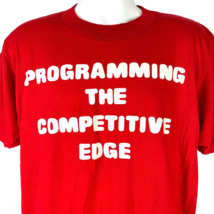 Programming The Competitive Edge Vtg GENE T-Shirt size XL / Large Fit Me... - £56.90 GBP