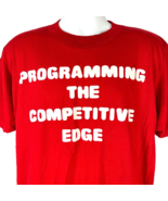 Programming The Competitive Edge Vtg GENE T-Shirt size XL / Large Fit Me... - £54.98 GBP