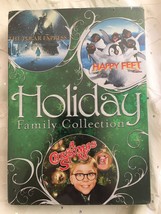 Holiday Family Collection 3 DVD Set Polar Express Happy Feet A Christmas Story - £22.76 GBP