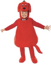 Underwraps Kids&#39; Deluxe Toddler Clifford the Big Red Dog Costume Sz 2T-4T NEW - £31.91 GBP