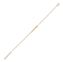 Unique 14k Gold Plated Nail Adjustable Bracelet Women Party Jewelry Gift 6.5&quot; - £71.67 GBP