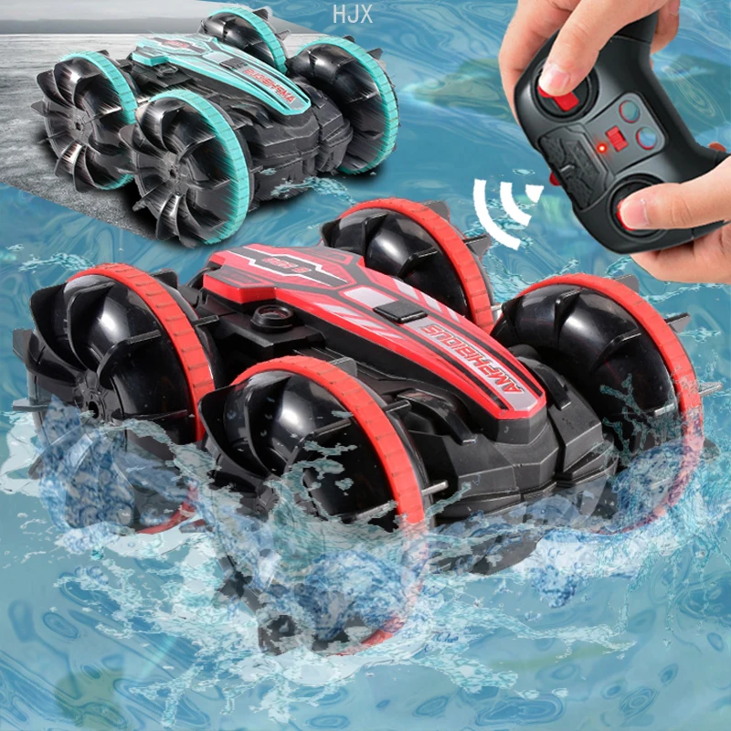 2.4 G Waterproof Water &amp; Land Dual Model 2 IN 1 360° Rotate Drift Remote Control - £24.86 GBP+