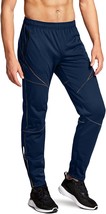Tsla Men&#39;S Thermal Windproof Cycling Pants, Fleece Lined Outdoor Bike Pa... - $38.99