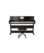 VIRTUEBLACK Alesis Virtue 88-Key Digital Piano with Wooden Stand and Ben... - £636.86 GBP
