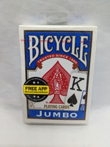 2013 Bicycle Blue Back Jumbo Playing Cards Sealed - $6.93