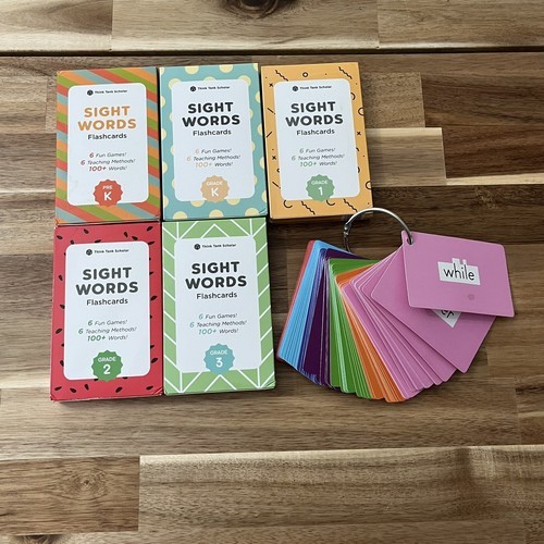 Think Tank Scholar 520 Sight Words Flashcards Set Pre-K to 3rd Grade - $18.04