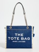 Marc Jacobs The Denim Chain Medium Tote Bag ~NWT~ Dark Wash - $272.25