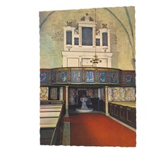Postcard Bro-Kyrka Gotland Church Interior Visby Sweden Religious Chrome - £3.70 GBP