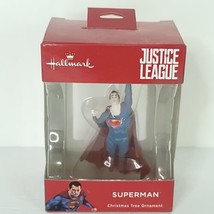 Hallmark Justice League SUPERMAN Flying Christmas Ornament Red Box NEW - £15.45 GBP