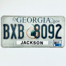 2016 United States Georgia Jackson County Passenger License Plate BXB 8092 - £13.22 GBP