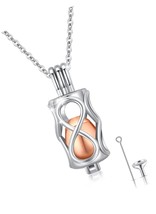 Infinity Urn Necklace,925 Sterling Silver Infinity - $120.91