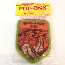 New Vintage Patch Badge Travel Souvenir BADLANDS  Iron Sew On Emblem S.D. U.S.A - £17.20 GBP