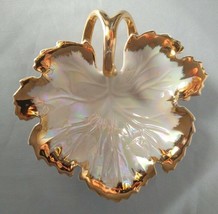 HOLLEY ROSS Distinguished China (LaAnna PA) 22 K. Gold Leaf Trinket / Candy Dish - £15.58 GBP