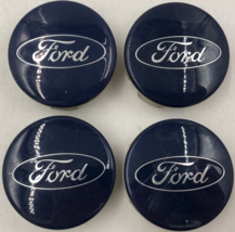 2013-2019 Ford Rim Wheel Center Cap Set Blue OEM B03B18030 - £41.74 GBP