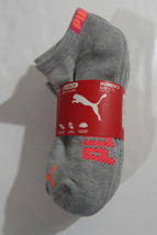 Puma Womens No Show Socks Grey Multicolor Pack of 6 - $17.99