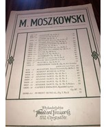 M. Moszkowski N 382 Serenade Op 15 No 1 Sheet Music - £7.47 GBP