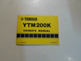 1983 Yamaha YTM200K User Manual Factory OEM Book 83 Dealer X-
show origi... - £52.00 GBP