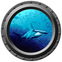 Hammerhead Shark Design 2 - Porthole Wall Decal - £11.02 GBP