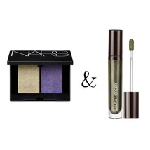 Premium Makeup Bundle | NARS Eyeshadow Duo + LAURA MERCIER Liquid Eye Sh... - $16.99