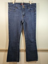 Levi&#39;s 526 Womens Blue Jean Denim Slender Bootcut Size 14M 31 Inseam 9.5... - $16.83