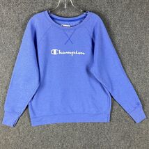 Champion Sweatshirt Men&#39;s XL Pullover Crew Neck Polyester Blend Adults - $310.54 MXN