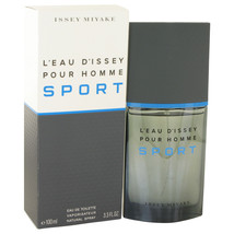 L&#39;eau D&#39;Issey Pour Homme Sport by Issey Miyake Eau De Toilette Spray 3.4 oz - £32.98 GBP