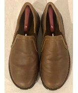 Born Slip On Shoes Mens 11 Brown Leather Casual Loafer Comfort Round Toe... - £27.25 GBP
