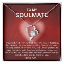 To My Soulmate Forever Love Necklace, Gift For Soulmate  Birthday, Mothers Day,  - £35.93 GBP