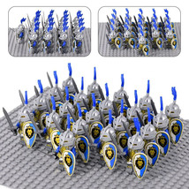 21pcs Castle Blue Lion Knights Sword Infantry Army Set A Minifigures Toys - $27.99