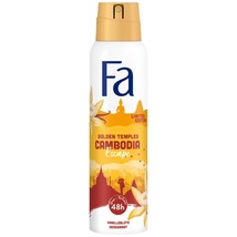 Fa Golden Temples CAMBODIA vanilla Blossom scent deodorant spray 150ml-FREE SHIP - £7.45 GBP