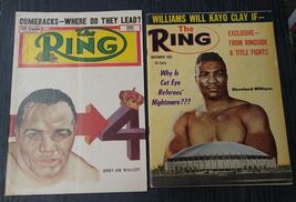 THE RING Magazine June 1950 and Nov 1966 F/VF Jersey Joe Wilcott &amp; Williams - $23.99