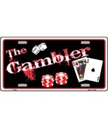 Gambler Metal Novelty License Plate - $18.95