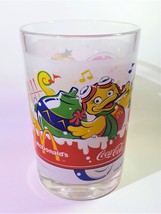 Coca Cola x McDonald&#39;s Mascot (Birdie) 2001 Christmas Tumbler Drinking Glass - £22.30 GBP