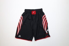 Adidas Mens Medium Spell Out University of Cincinnati Basketball Shorts Stitched - £39.40 GBP