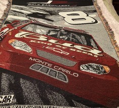 Dale Earnhardt  #8 The Northwest Co woven throw blanket NASCAR USA Tapes... - $46.75