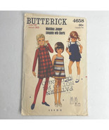 Butterick Pattern Childs Matchbox Jumper Complete with Shorts 12 Cut 4658 - £10.22 GBP