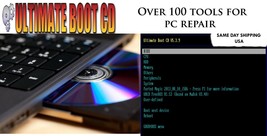 Ultimate Boot Cd Over 100 Tools For Pc Repair Same Day Shippng Usa - £7.78 GBP